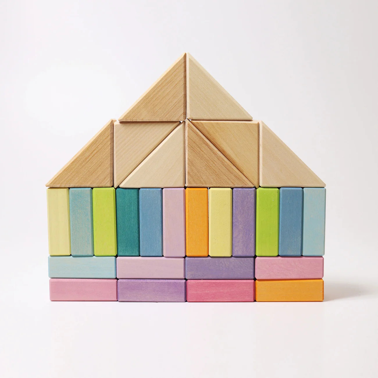 Grimm's Pastel Duo Block Set