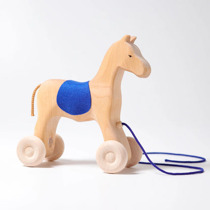 Grimm’s Pull Along Horse - Holly