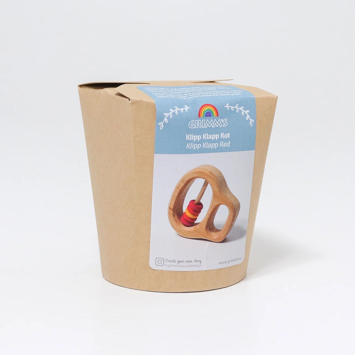 Grimm’s Rattle - Klipp Klapp Red