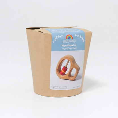 Grimm’s Rattle - Klipp Klapp Red