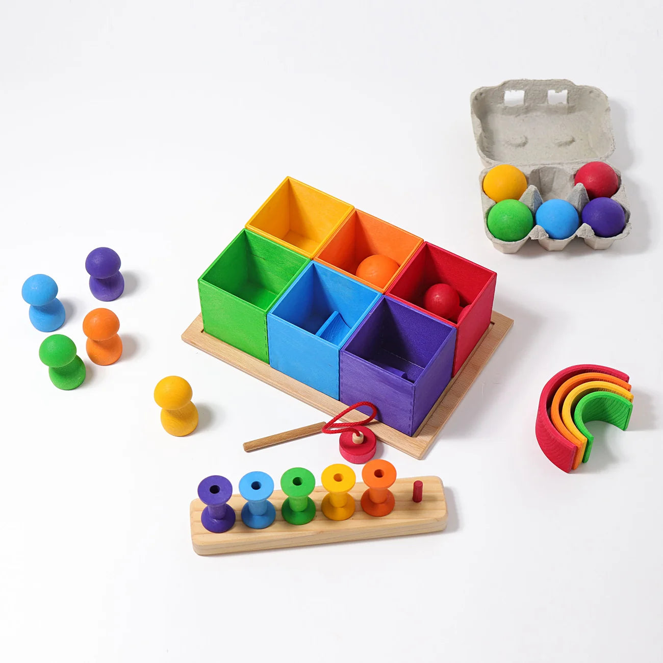 Grimm’s Sorting Boxes - Rainbow