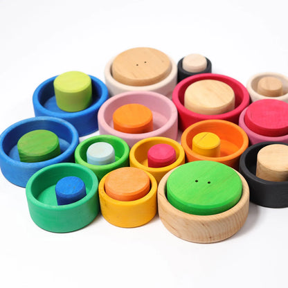 Grimm's Stacking Bowls - Natural