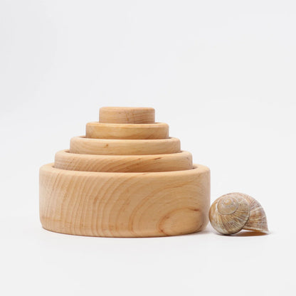 Grimm's Stacking Bowls - Natural