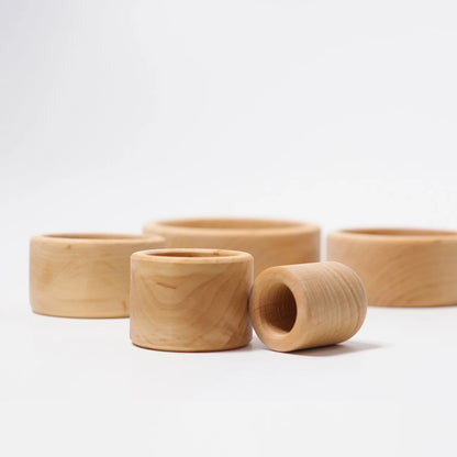 Grimm's Stacking Bowls - Natural