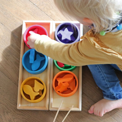 Grimm’s Rainbow Sorting Bowls Game