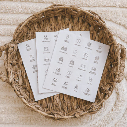 Tile Labels - Health and Support