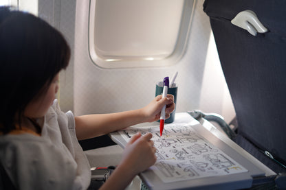HeyDoodle Wipeable Colouring In - MINI - Toot Toot