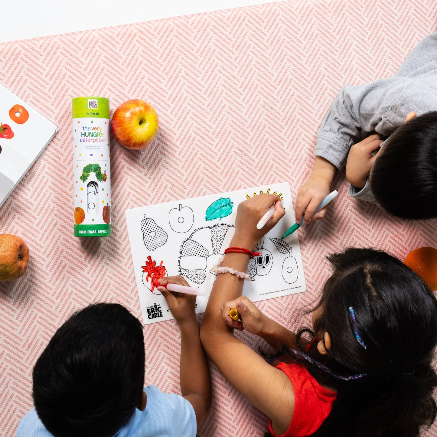 HeyDoodle Wipeable Colouring In - MINI - The Very Hungry Caterpillar