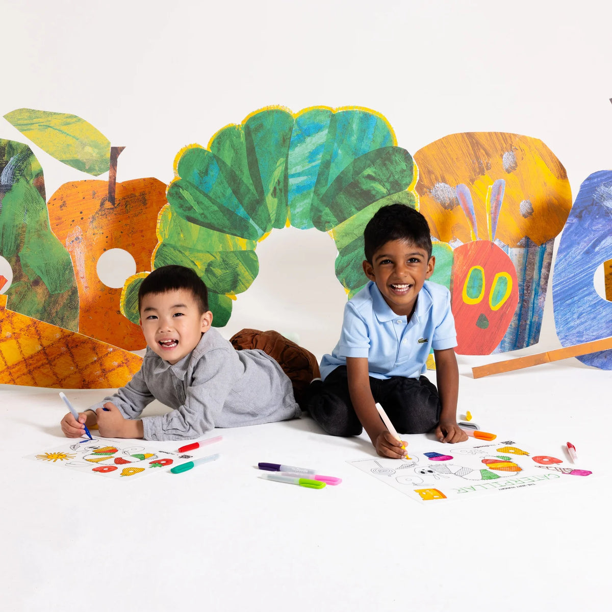 HeyDoodle Wipeable Colouring In - MINI - The Very Hungry Caterpillar