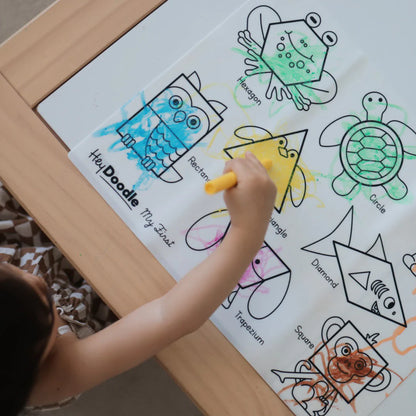 My First Wipeable Colouring In - Shapes