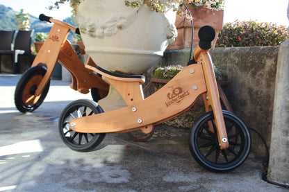 Kinderfeets 2 in 1 Tiny Tot Trike and Balance Bike - Bamboo