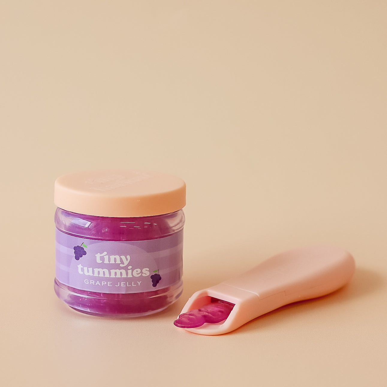 Magic Grape Jelly Jar and Spoon