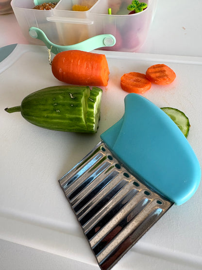 Veggie Crinkle Cutter - Blue