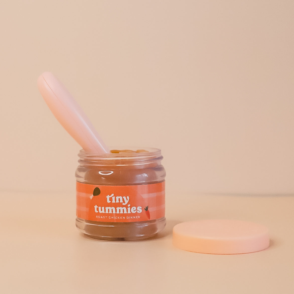 Tiny Tummies Roast Chicken Dinner Food Jar and Spoon