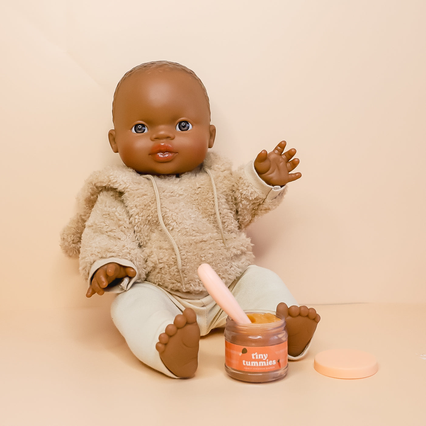 Tiny Tummies Roast Chicken Dinner Food Jar and Spoon