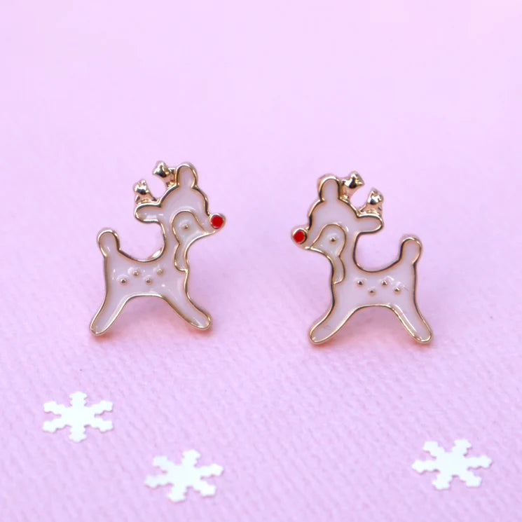Rudolph the red nosed reindeer earrings outlet