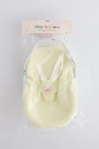Doll's Car Seat Capsule - Cream Sherpa