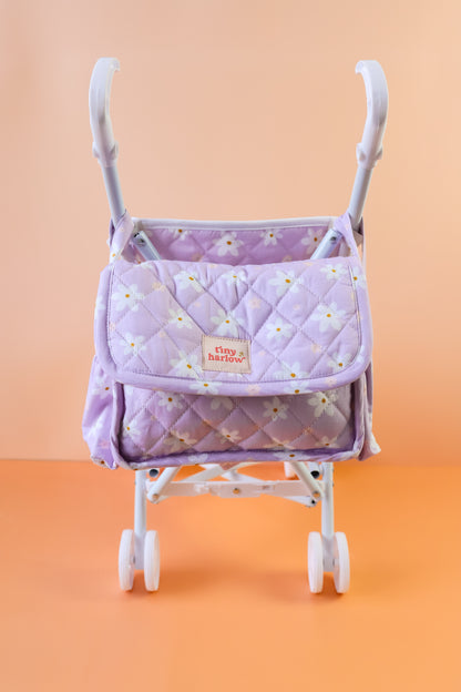 Folding Dolls Stroller - Lilac Daisy