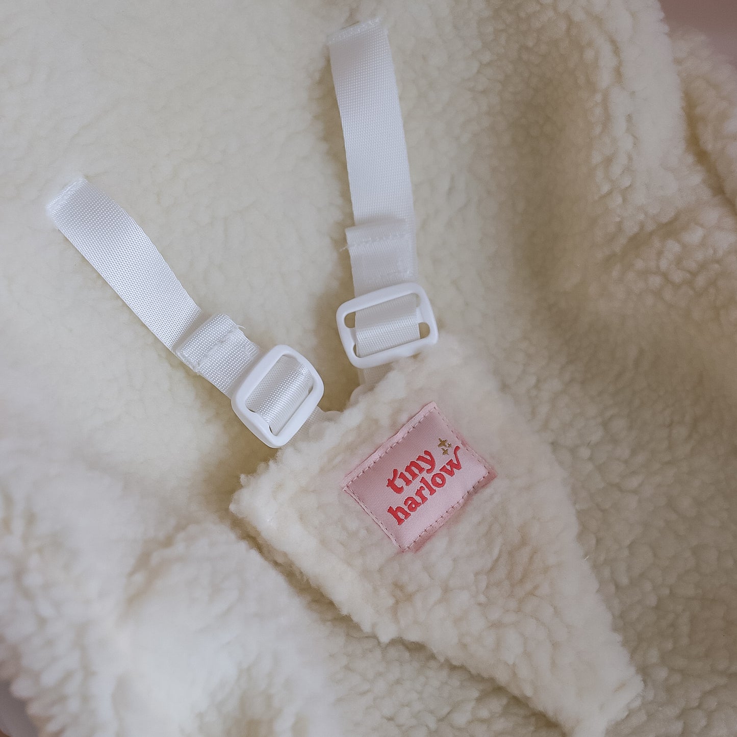 Doll's Car Seat Capsule - Cream Sherpa