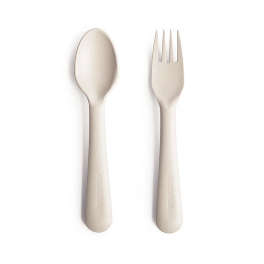 Fork and Spoon Set - Ivory
