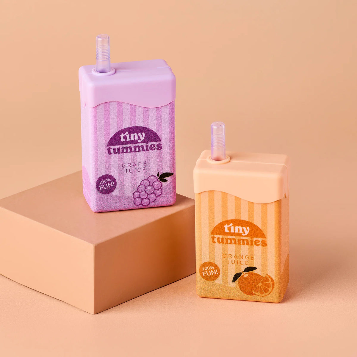Tiny Harlow Dolls Juice Box Duo - Grape + Orange