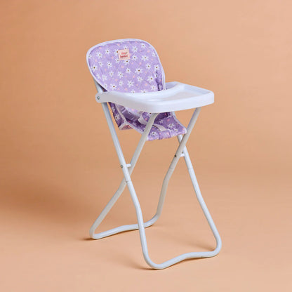 Doll's High Chair - Lilac Daisy