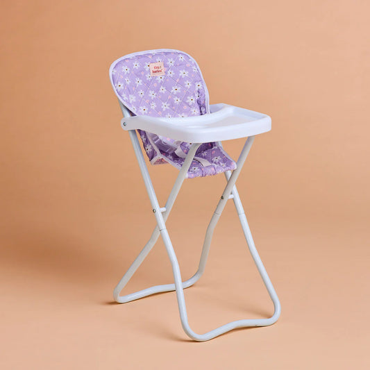 Doll's High Chair - Lilac Daisy