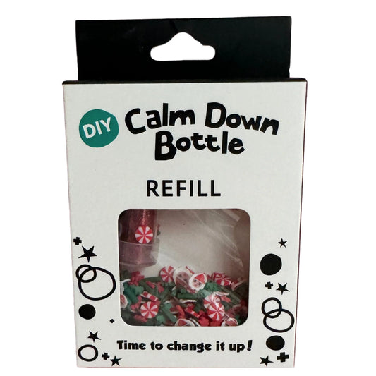 DIY Calm Down Bottle Refills - Santa