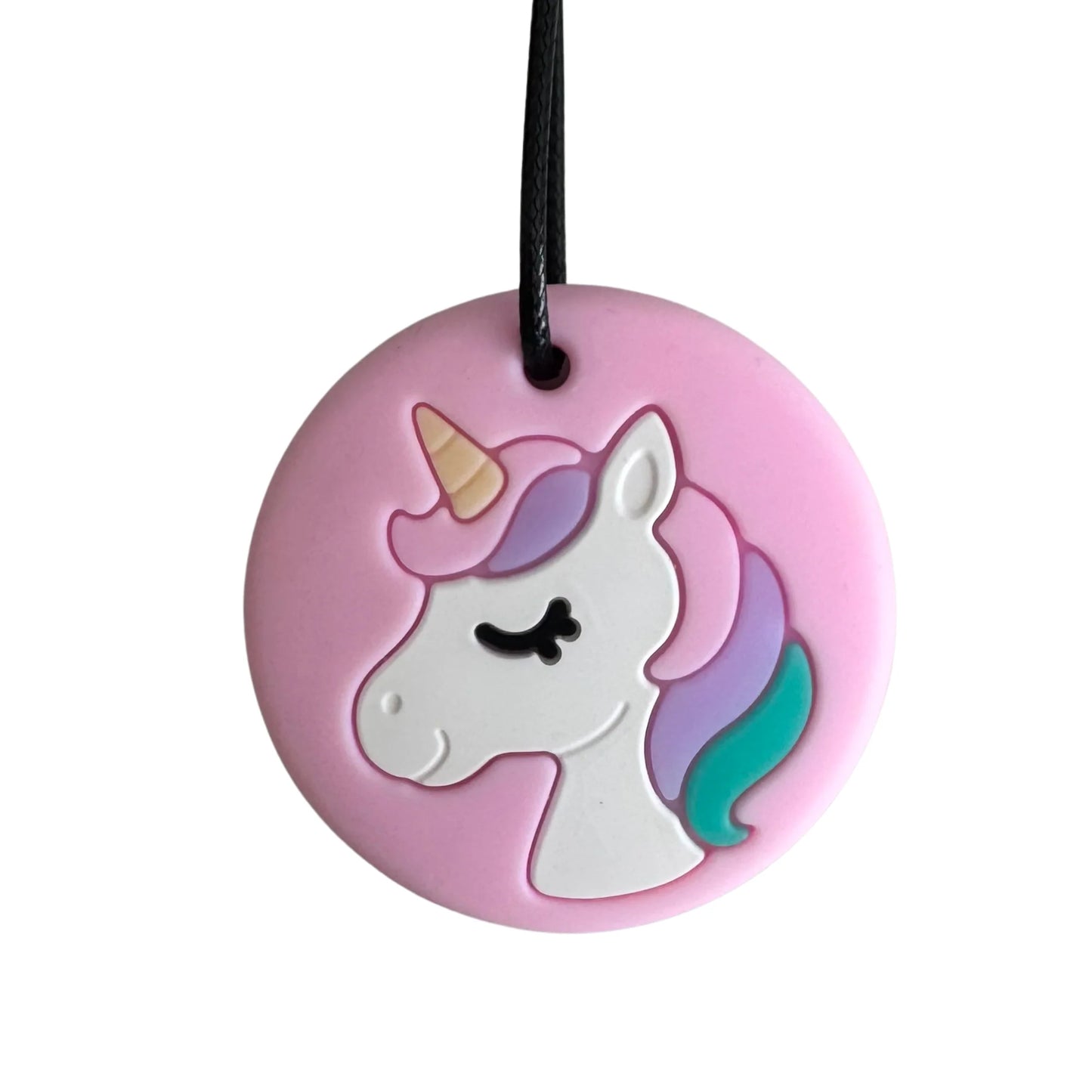 Chew Pendant - Unicorn - Various Colours