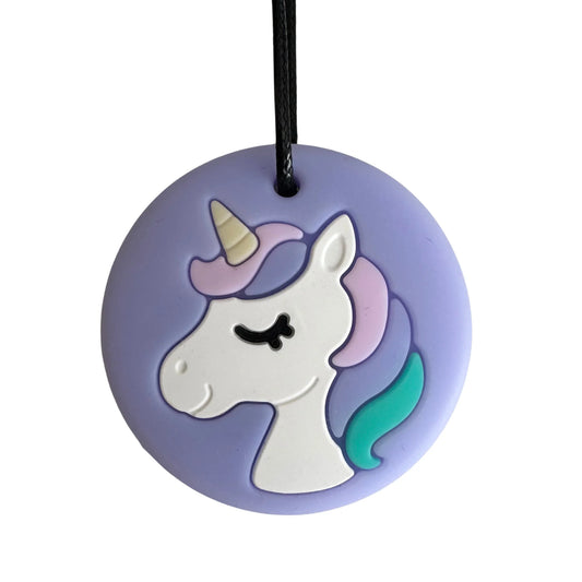 Chew Pendant - Unicorn - Various Colours