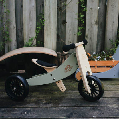 Kinderfeets 2 in 1 Tiny Tot Trike and Balance Bike - Sage