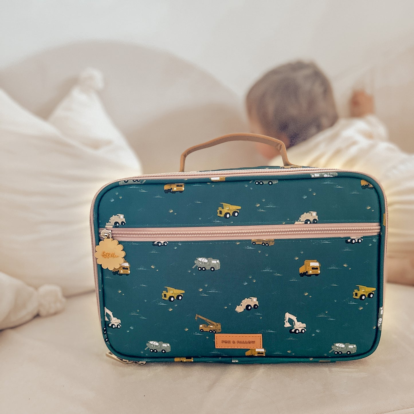 Large Lunch Bag - Trucks