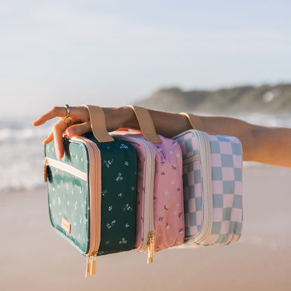 Mini Lunch Bag - Dusty Roses