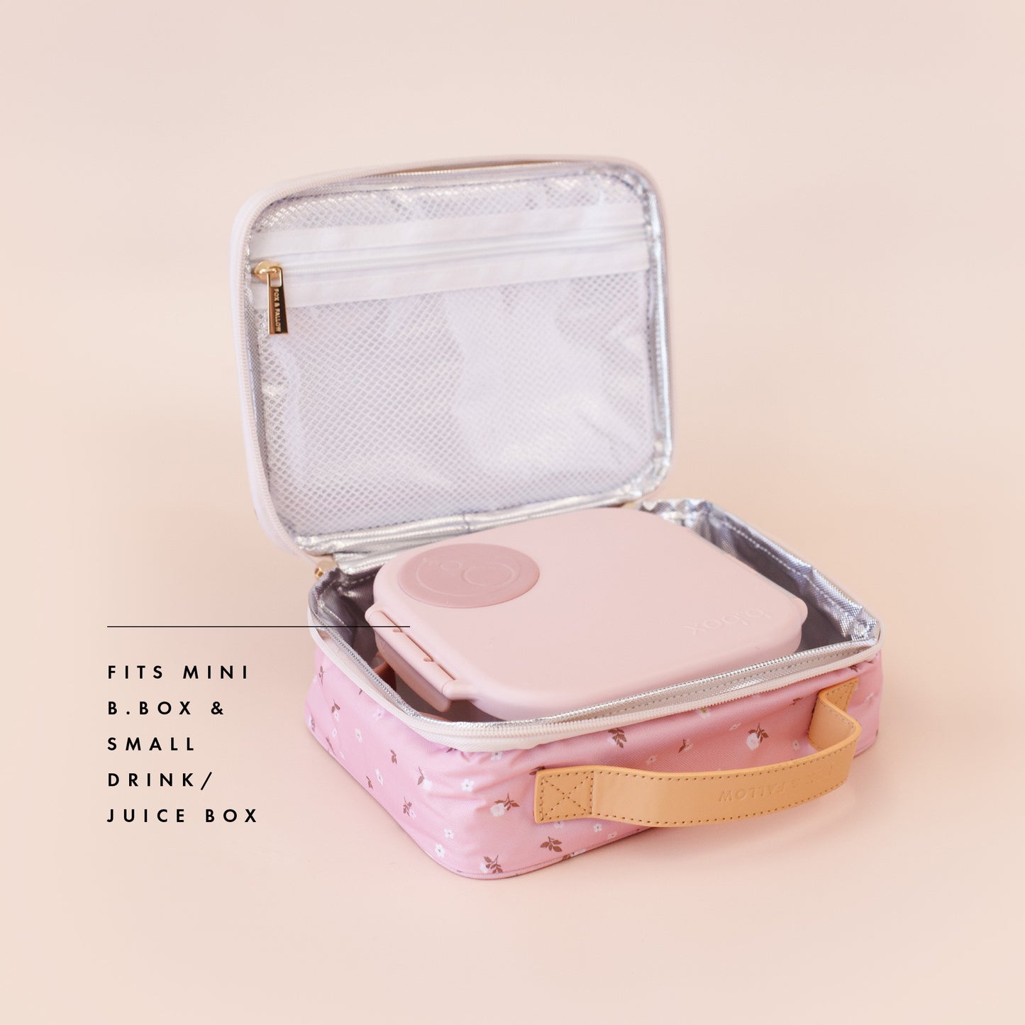 Mini Lunch Bag - Dusty Roses
