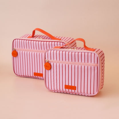 Large Lunch Bag - Strawberry Stripe