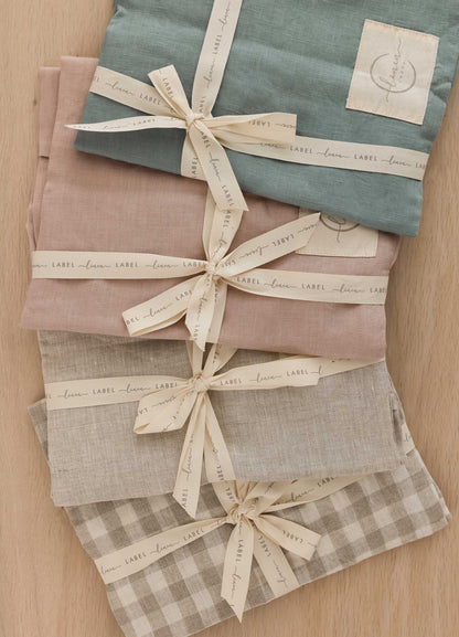 Baby Lounger Nest and Cover - Natural Oat Linen