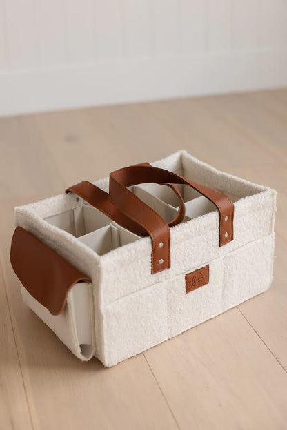 Nappy Caddy - Cream