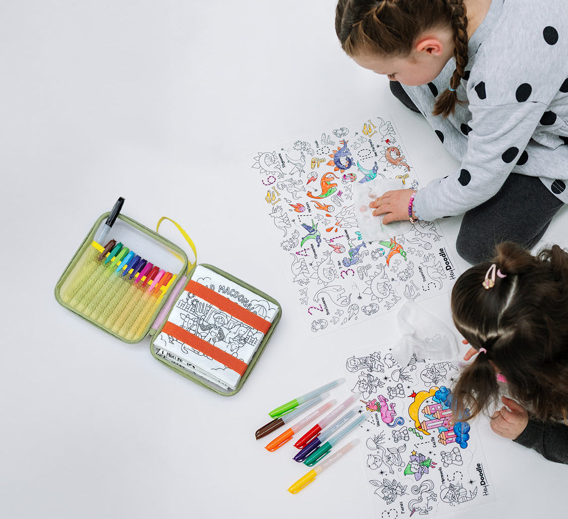 Hey Doodle Travel Case Mat Storage
