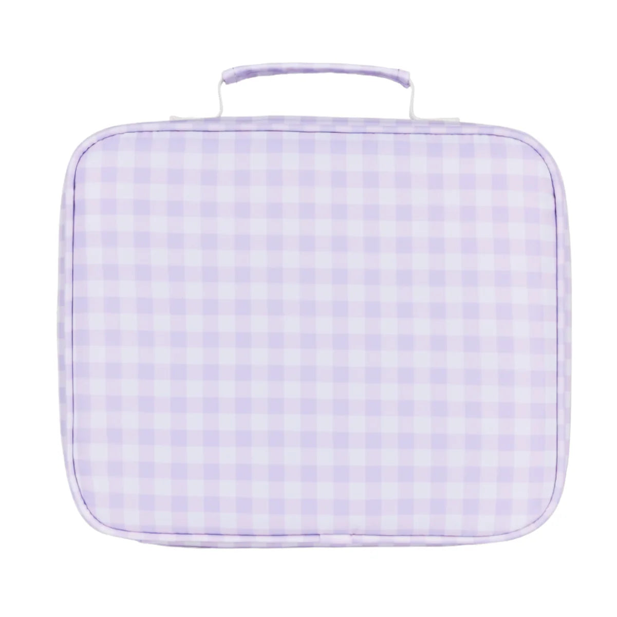 Junior Insulated Lunch Bag - Lilac Gingham