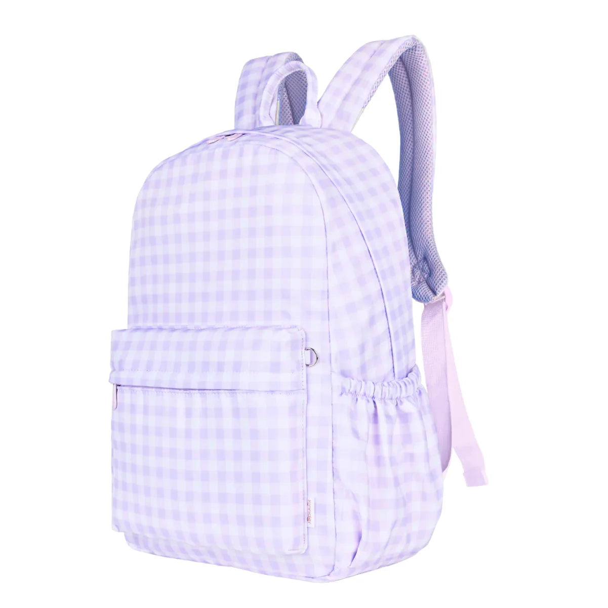 Junior Backpack - Lilac Gingham