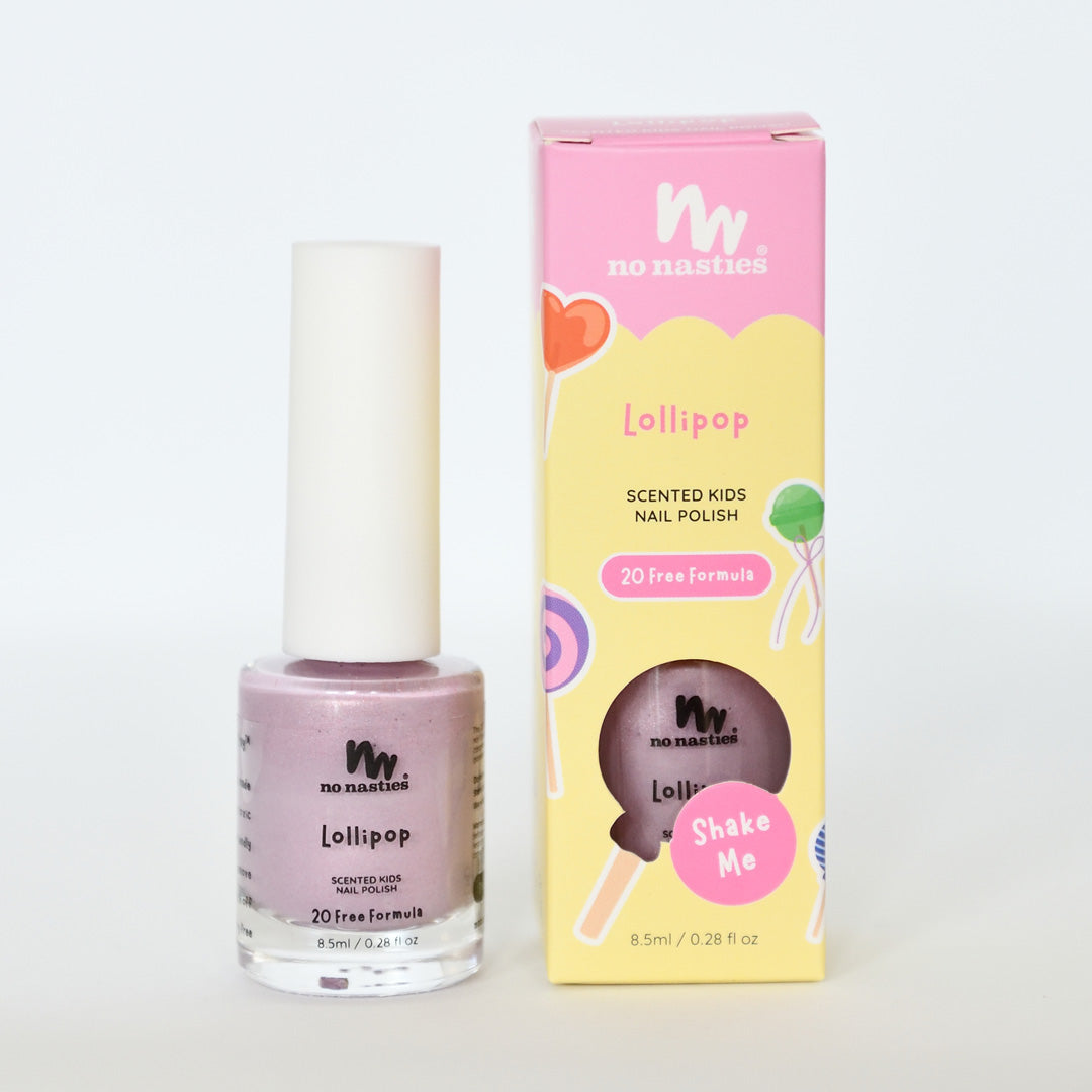Scented Water Based Nail Polish - Lollipop - Candy Ice Pink