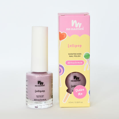 Scented Water Based Nail Polish - Lollipop - Candy Ice Pink
