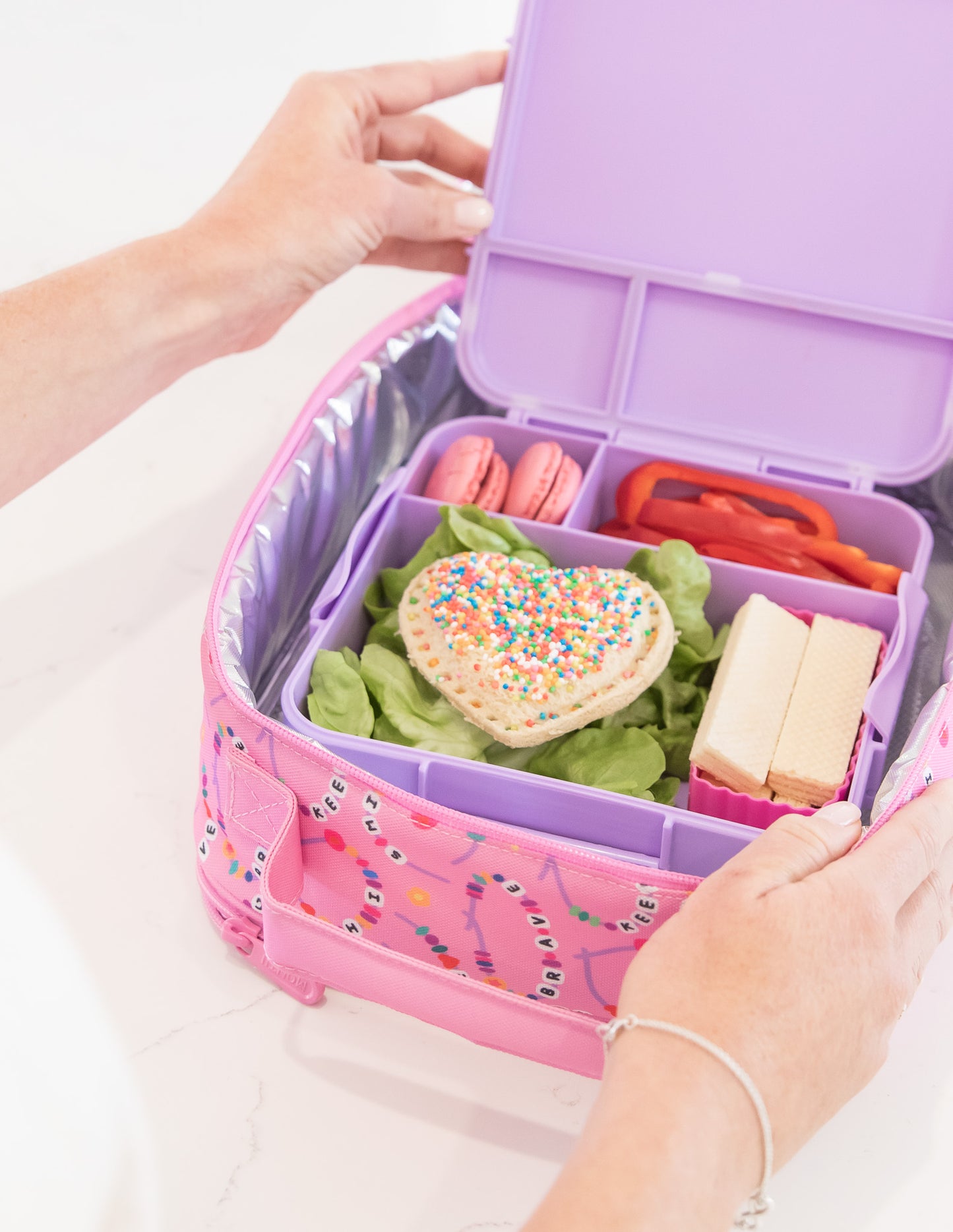 Lunch Punch Cut & Crimp Sandwich Pockets - Love Heart