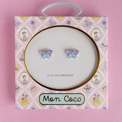 Earrings - Butterfly - Clip-On