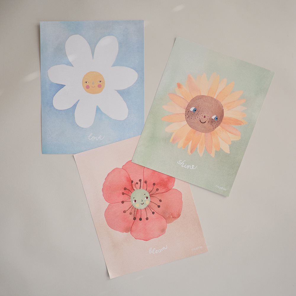 Floral Posters - 3 pack