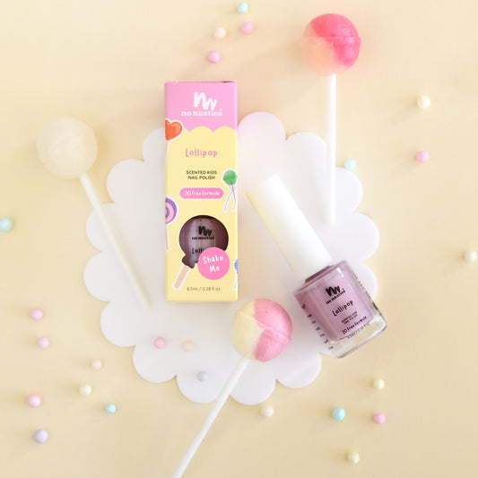 Scented Water Based Nail Polish - Lollipop - Candy Ice Pink