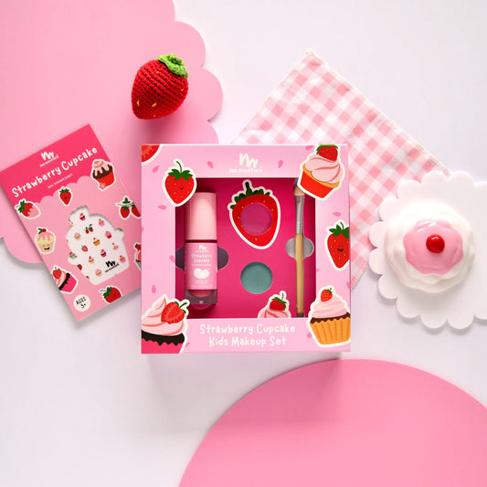 Natural Kids Makeup Gift Set - Strawberry Cupcake