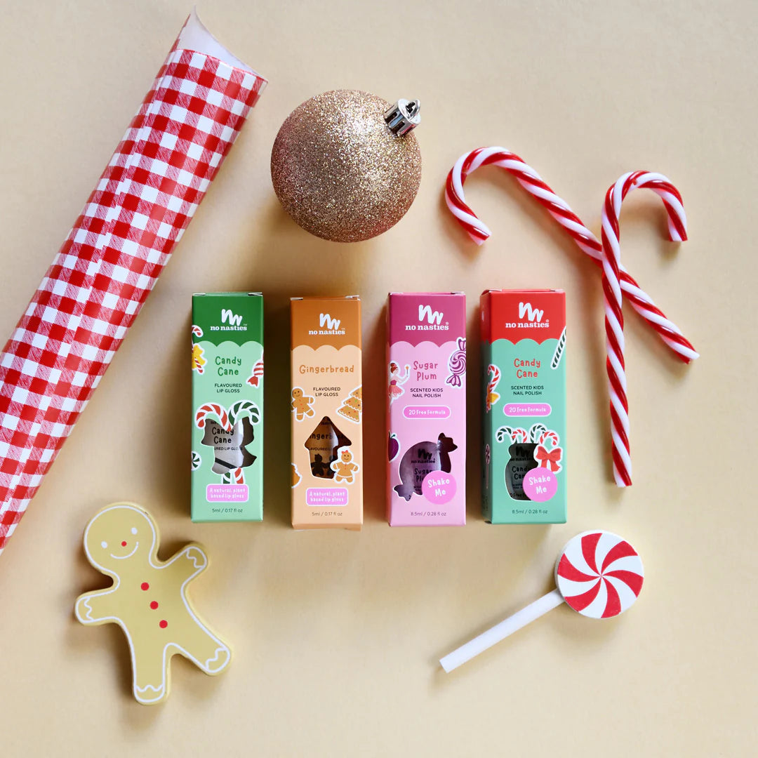 Scented Natural Lip Gloss - Gingerbread - Gold with Shimmer