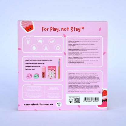 Natural Kids Makeup Gift Set - Strawberry Cupcake