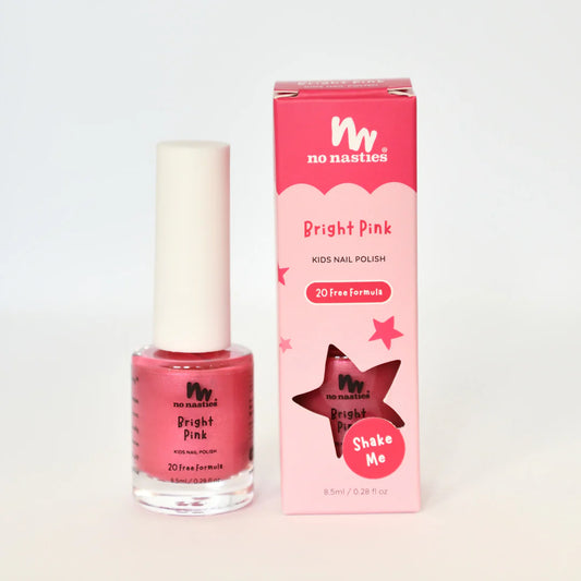 Water Based Nail Polish, Scratch Off - Bright Pink